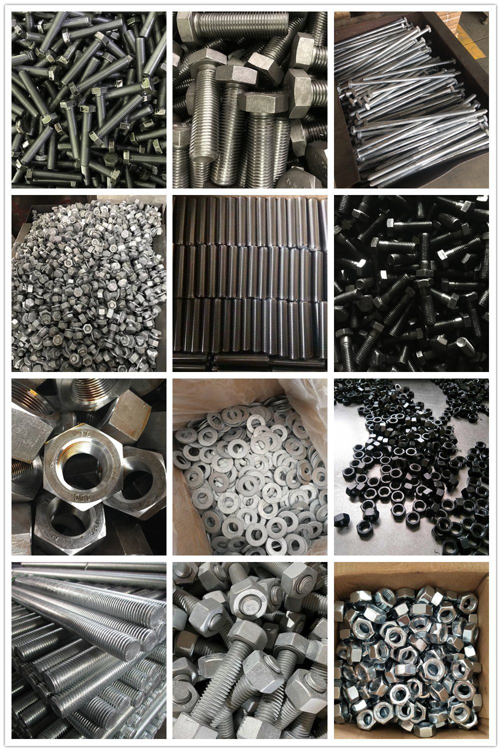 Hex Bolts Full Thread SAE J429 Gr 5 Black Oxide