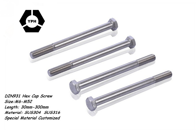 Hex Head Bolt DIN931 (M5- M100 )