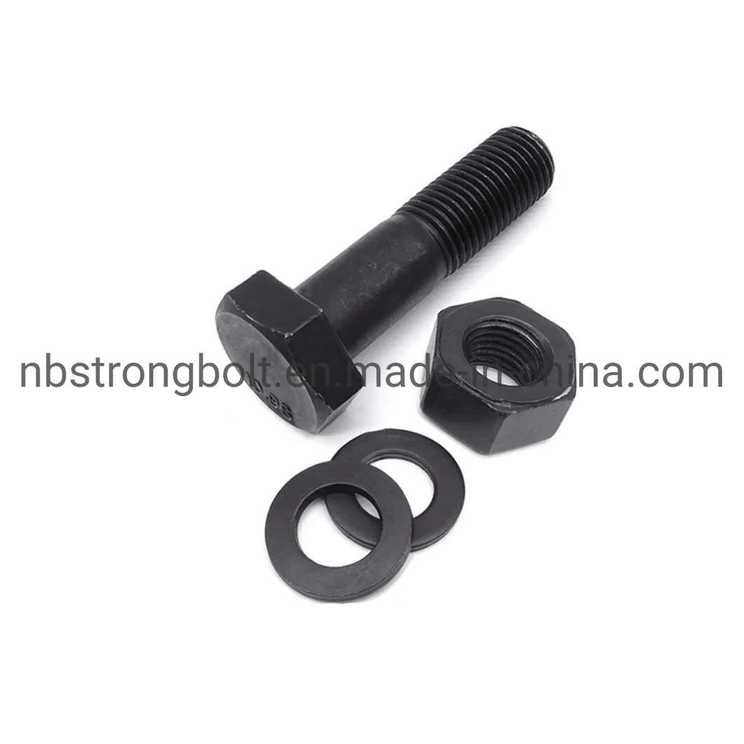 Hex Heavy Structual Bolt with ASTM A325 with Black Oxid