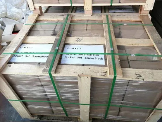 Hex Socket Set Screw DIN913/DIN914/DIN915/DIN916-45h Set Screws Alloy Steel Black Socket Set Stud Flat Point Cup Point