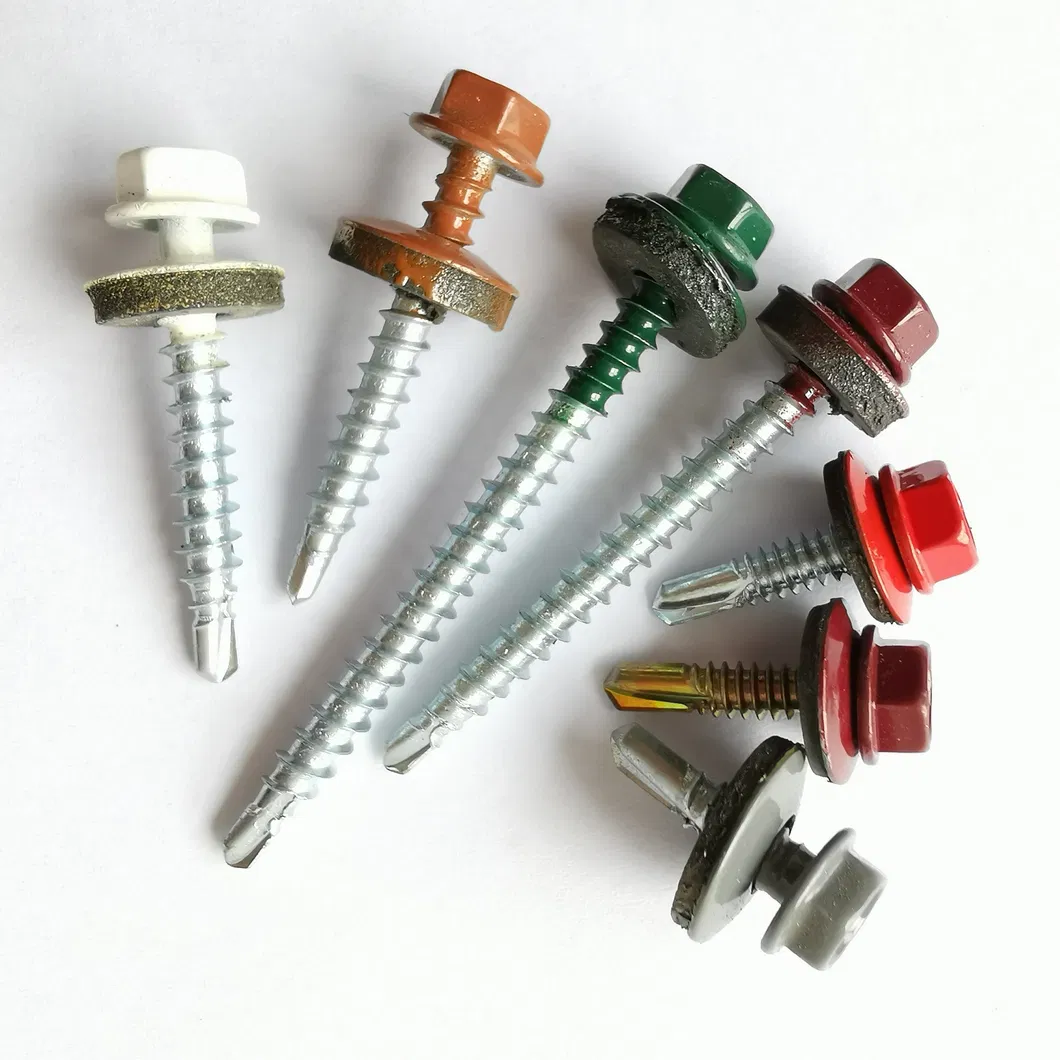 Hex Washer Head Stainless Steel Self Drilling Screw