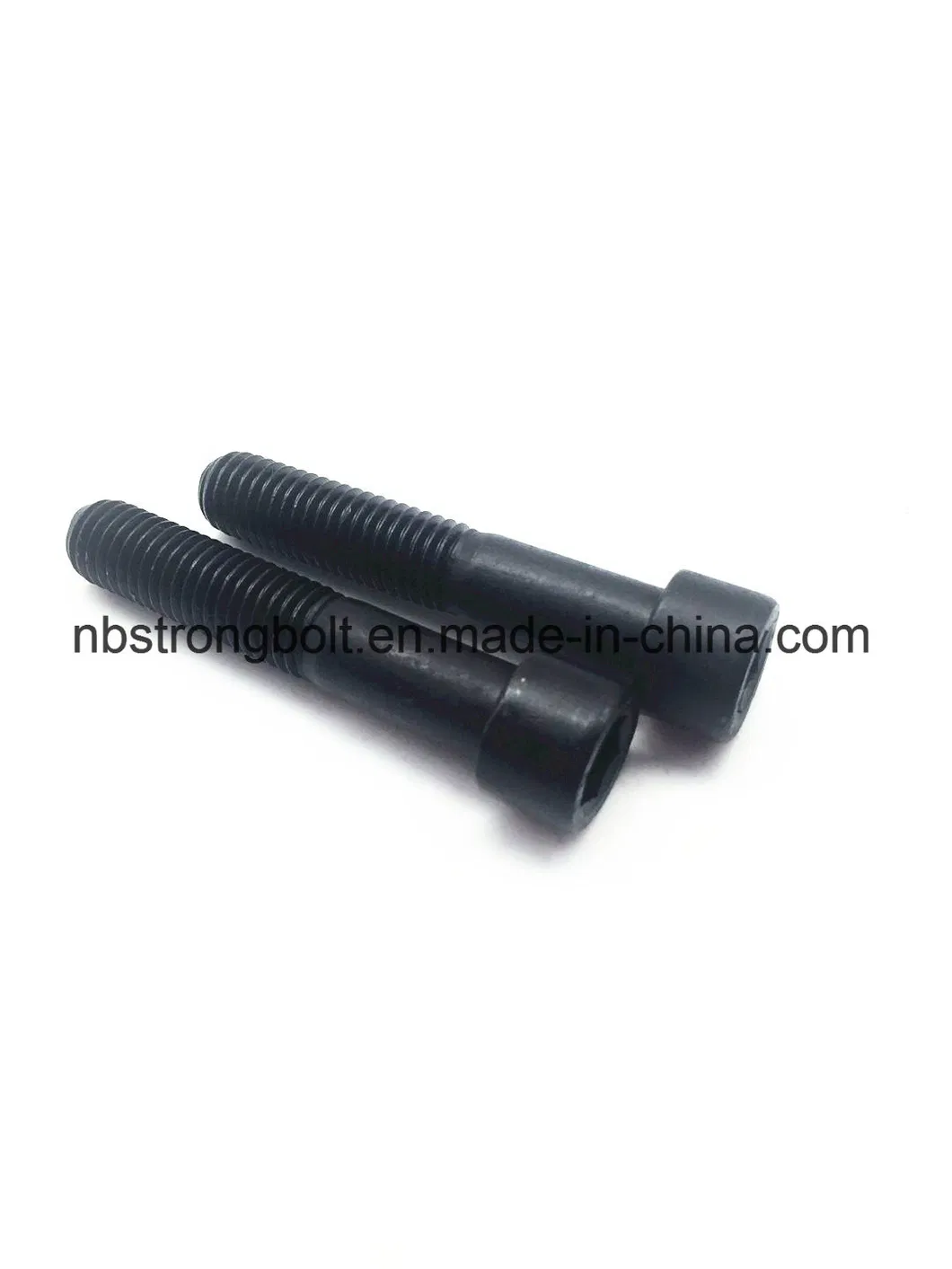 Hexagon Socket Head Cap Screw DIN912 Grade 12.9.8 with Black Oxid M12X65 Ht