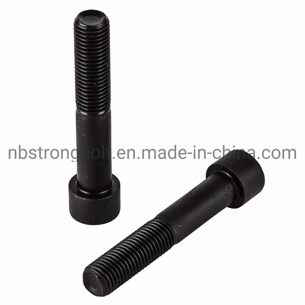 Hexagon Socket Head Cap Screw DIN912 Grade 12.9.8 with Black Oxid M12X65 Ht