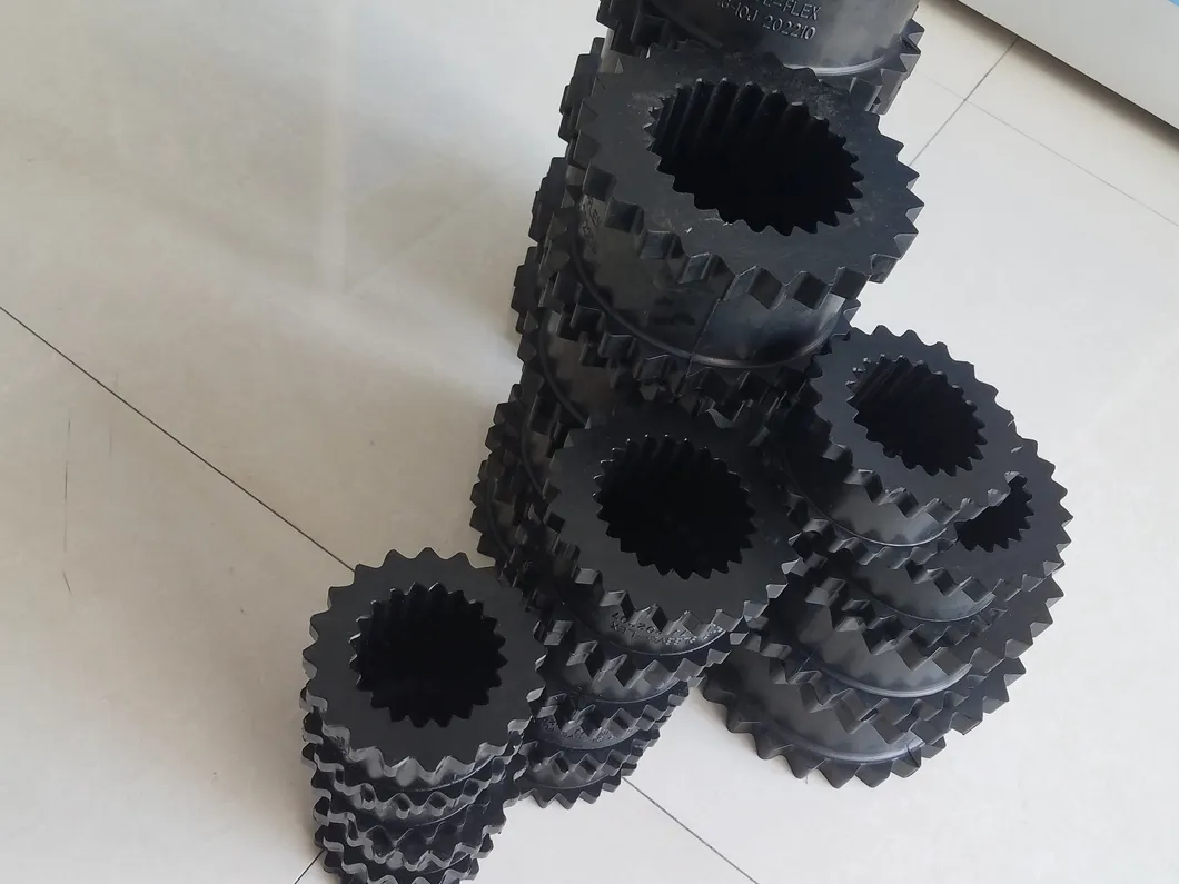 High Quality 4h-11h Hytrel Coupling Element by DuPont Hypalon Material with Red Color