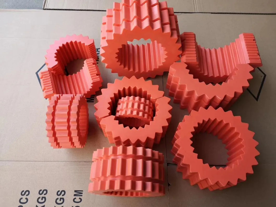 High Quality 4h-11h Hytrel Coupling Element by DuPont Hypalon Material with Red Color