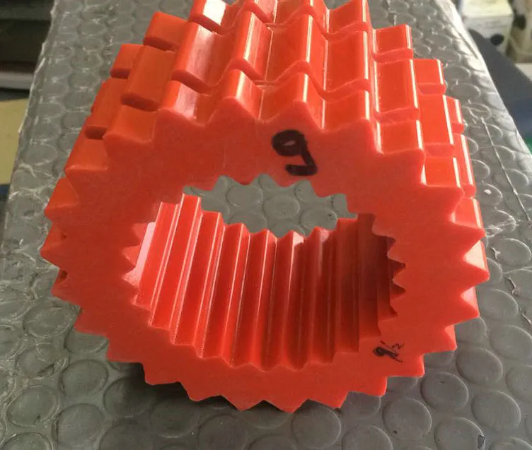 High Quality 4h-11h Hytrel Coupling Element by DuPont Hypalon Material with Red Color