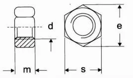 High Quality and Cheap Carbon Steel Norm Nut Precise
