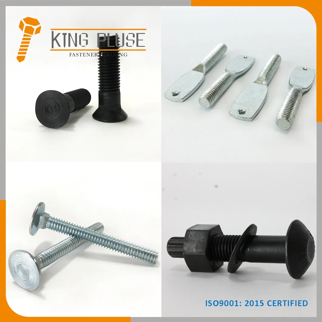High Quality Fastener Hardware Grade 8.8 Stainless Steel Carbon Steel DIN931 DIN933 Hex Head Nut and Bolt