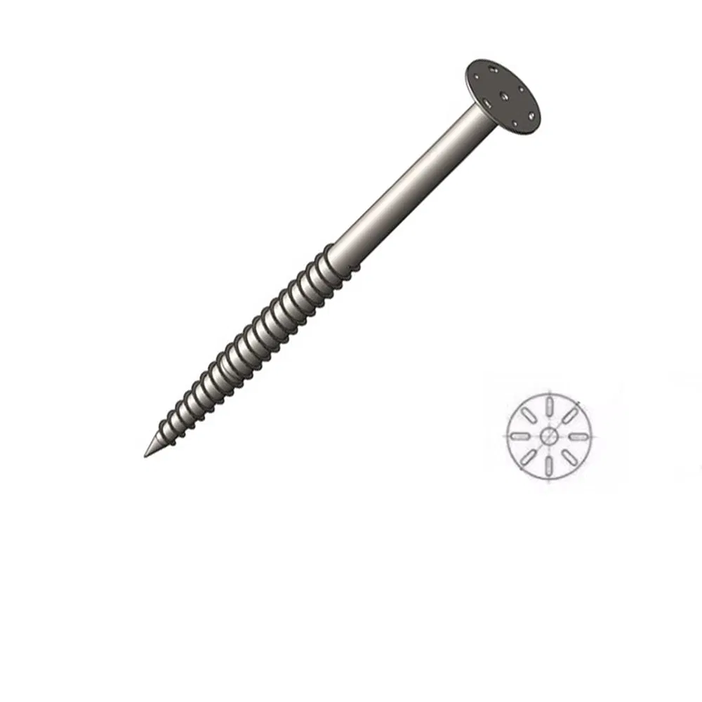 High Quality Screw Pile Solar Ground Screw Post Anchor Pile Pole