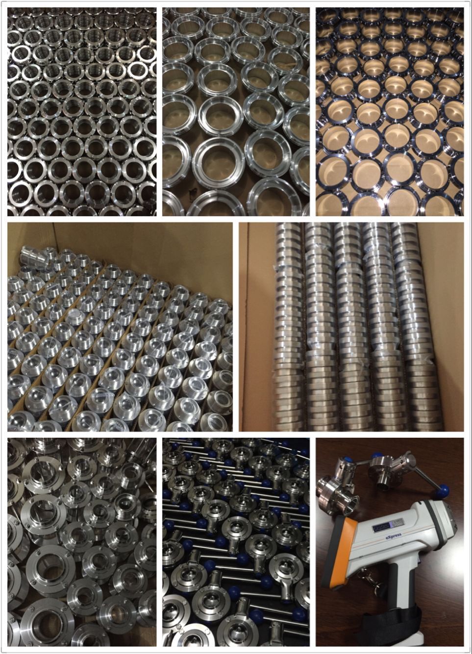 High Quality SS304&SS316L Sanitary Stainless Steel Pipe Fittings Elbow/Bend/ Reducer/Tee/Cross DIN11850 1d 1.5D 2D 3D