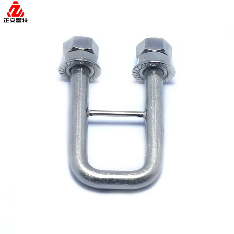 High Quality Stainless Steel M13 M9 Center Hex U-Bolt with Bar