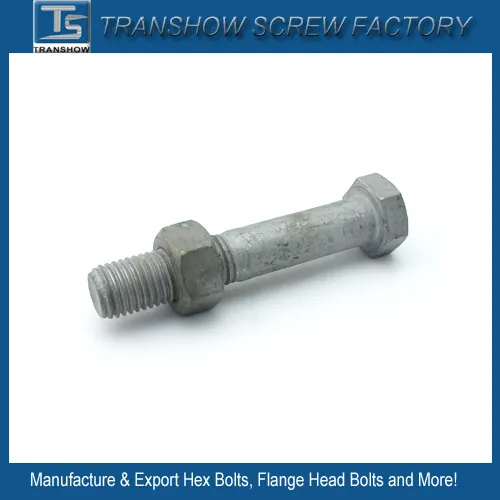 Hot Dipper Galvanized Bolt Nut