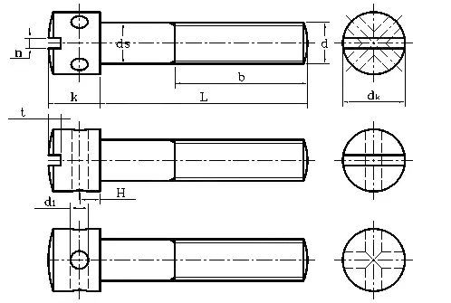 Hot Sale Stainless Steel 304 316 Slotted Capstan Screws