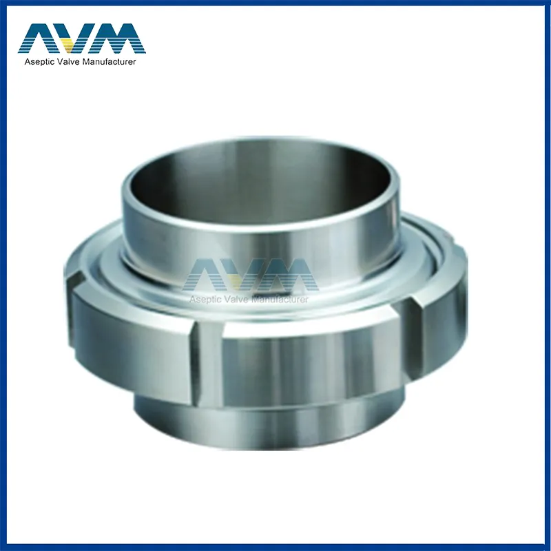 Hygienic Sanitary Stainless Steel Tube Pipe Fittings Round Blank Blind Nut with Chain