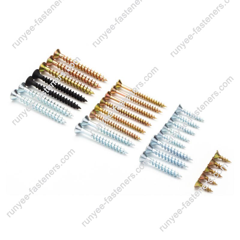 Flat Head Chipboard Screws