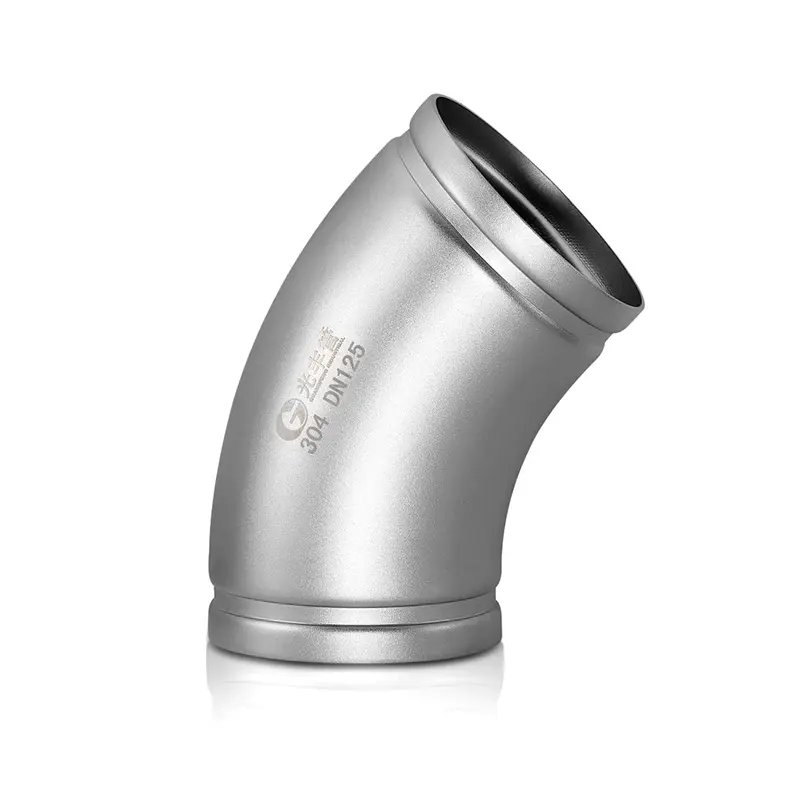 45 Degree Elbow Stainless Steel Grooved Fittings
