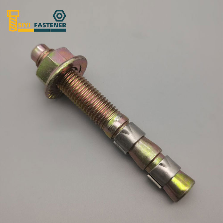 Carbon Steel Zinc Plated Wedge Anchor with Double Clips