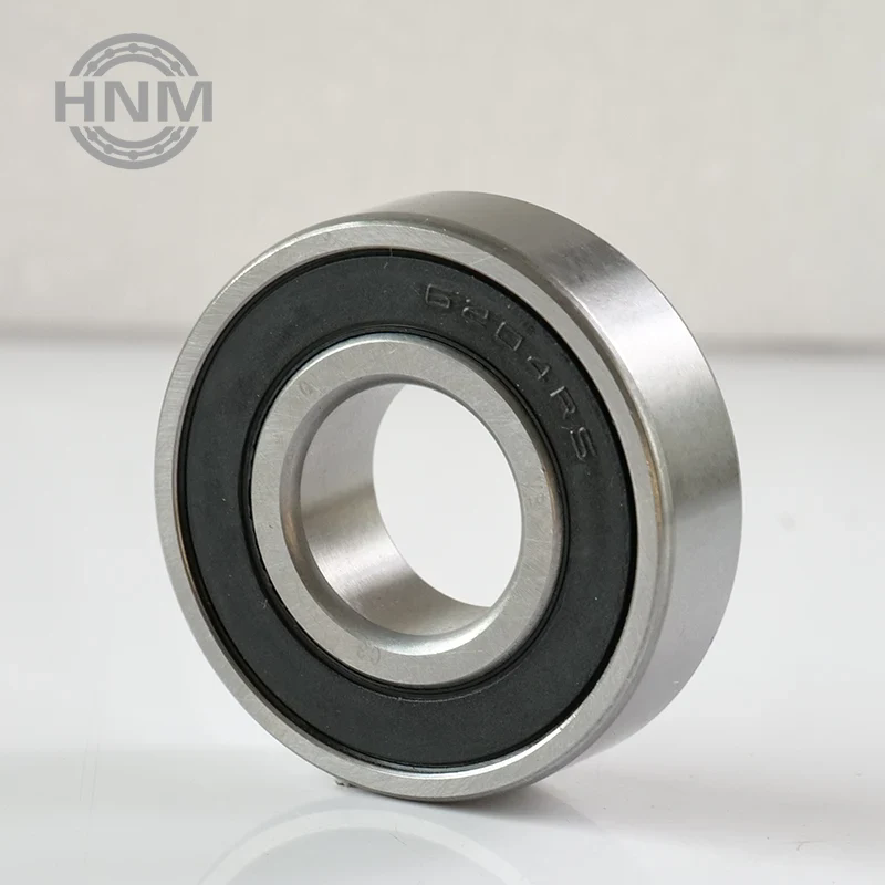 6204RS Double Row Deep Groove Ball Bearings