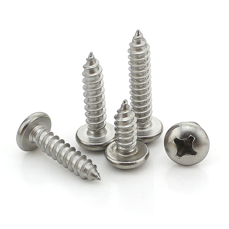 ISO 7049 Stainless Steel Cross Recessed Pan Head Self Tapping Screws