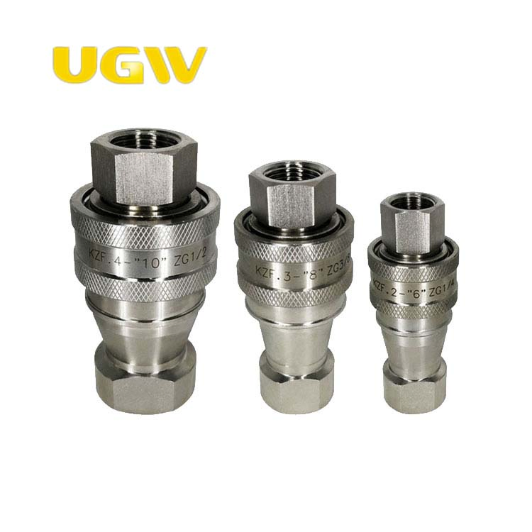 ISO 7241 a Series Hydraulic Quick Connect Coupling for Oil/Water Hose Fitting Connector