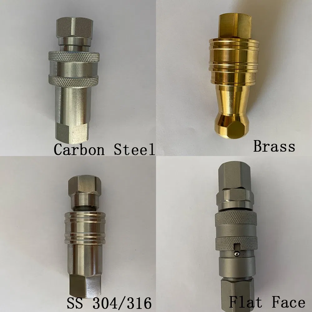 ISO 7241 a Series Hydraulic Quick Connect Coupling for Oil/Water Hose Fitting Connector