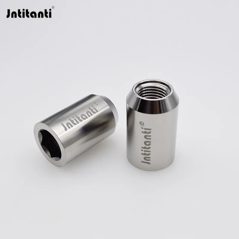 Jntitanti High Performance Inner Hex Socket Gr. 5 Titanium Alloy Lug Nuts M12*1.25*32mm