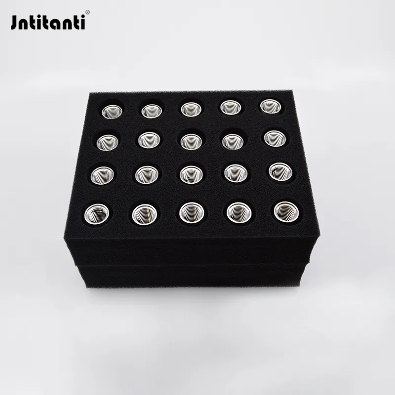 Jntitanti High Performance Inner Hex Socket Gr. 5 Titanium Alloy Lug Nuts M12*1.25*32mm