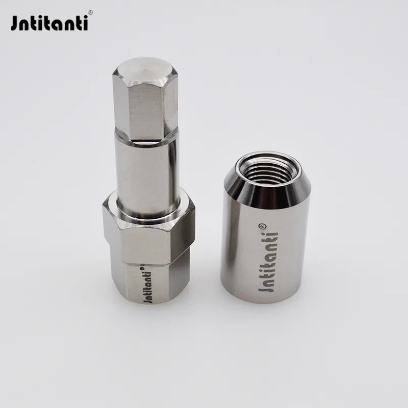 Jntitanti High Performance Inner Hex Socket Gr. 5 Titanium Alloy Lug Nuts M12*1.5*32mm