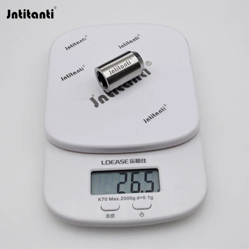 Jntitanti High Performance Inner Hex Socket Gr. 5 Titanium Alloy Lug Nuts M12*1.5*32mm