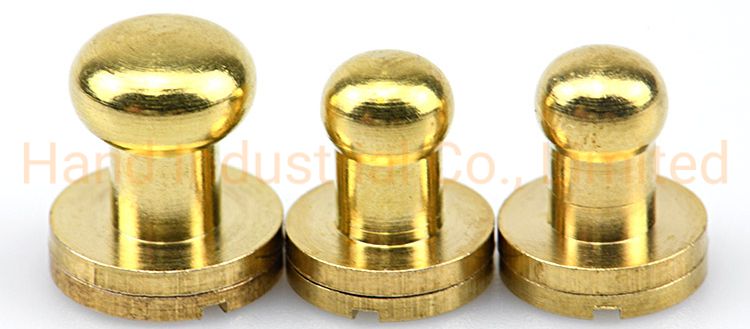 M3 M4 M5 Brass Nail Rivet Binding Nut Connector Bolt Nipple Chicago Male Female Screws