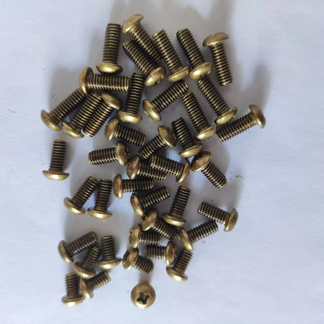 M5 Combo Brass DIN 7985 Phillips Pan Head Machine Screws GB 818