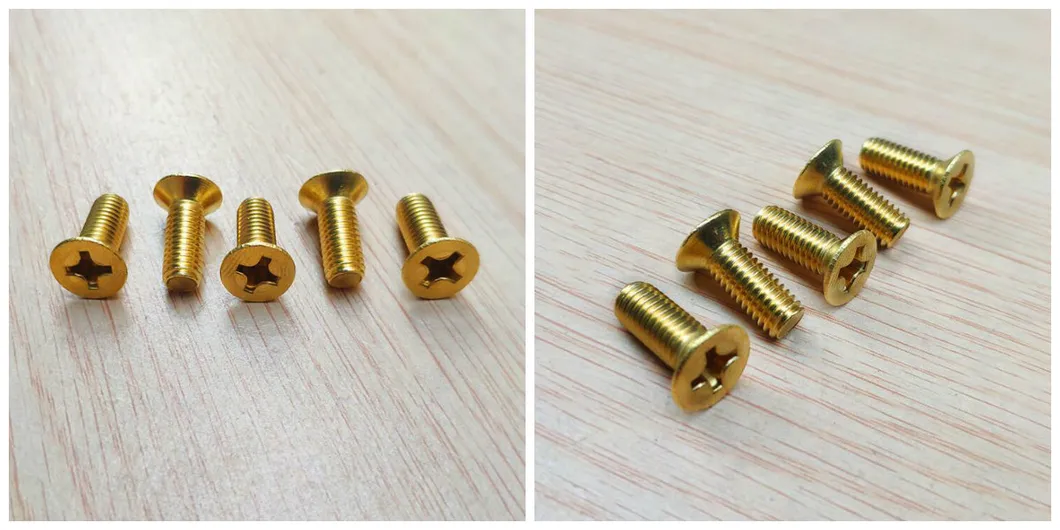 M5 Customized DIN965 Cross Recessed Countersunk Phillips Head Screw Machine Screw