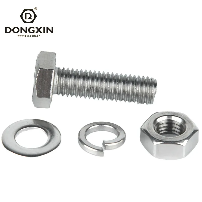 M6 DIN933 Stainless Steel Heavy Hexagon Head Bolts with Factory Price