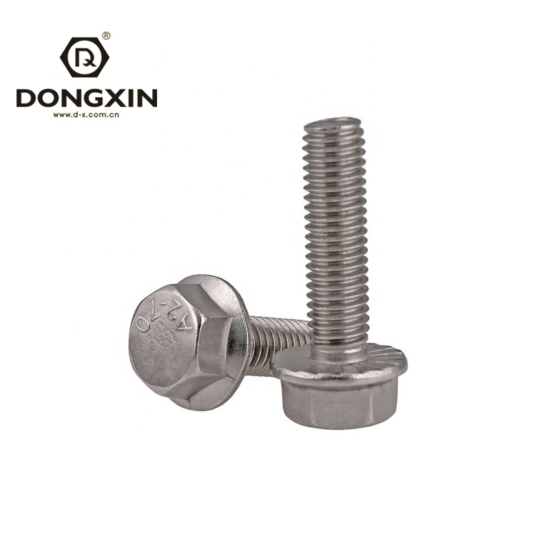 M6 Hot Galvanizing D6921 Flange Head Hex Bolt