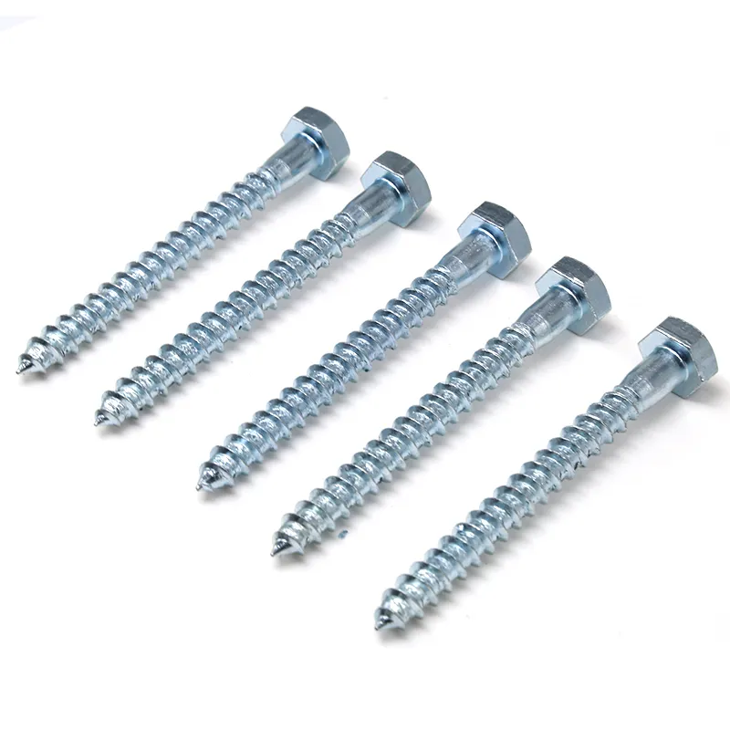 M8X40/50/60/70/80/90/100/120 Hex Head DIN571 Wood Screw