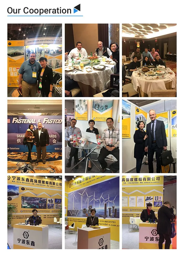 Manufacture Direct Sale Metric Hex Nuts From China