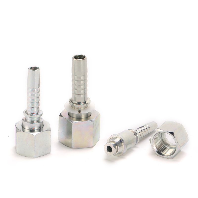 Metric Female 24 Cone O-Ring H. T. Straight Fitting
