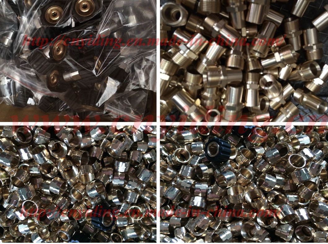 Nipple for Screw Quick Coupling, Water Inlet Hose Nipple Joint, Hose Barb Hose Joint Hose Coupler Hose Connector Brass Coupling M22X1, 5m-M