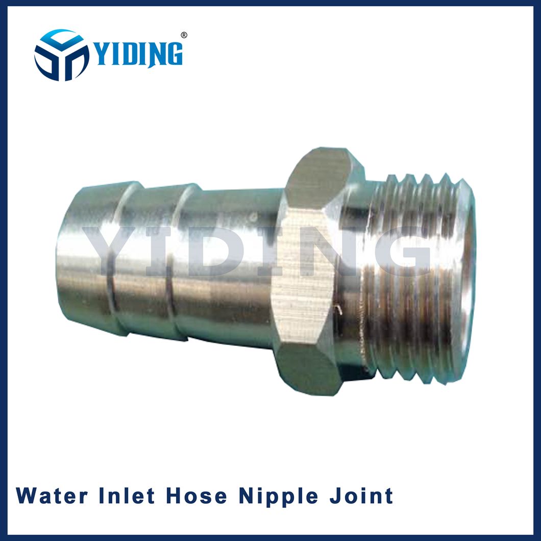 Nipple for Screw Quick Coupling, Water Inlet Hose Nipple Joint, Hose Barb Hose Joint Hose Coupler Hose Connector Brass Coupling M22X1, 5m-M