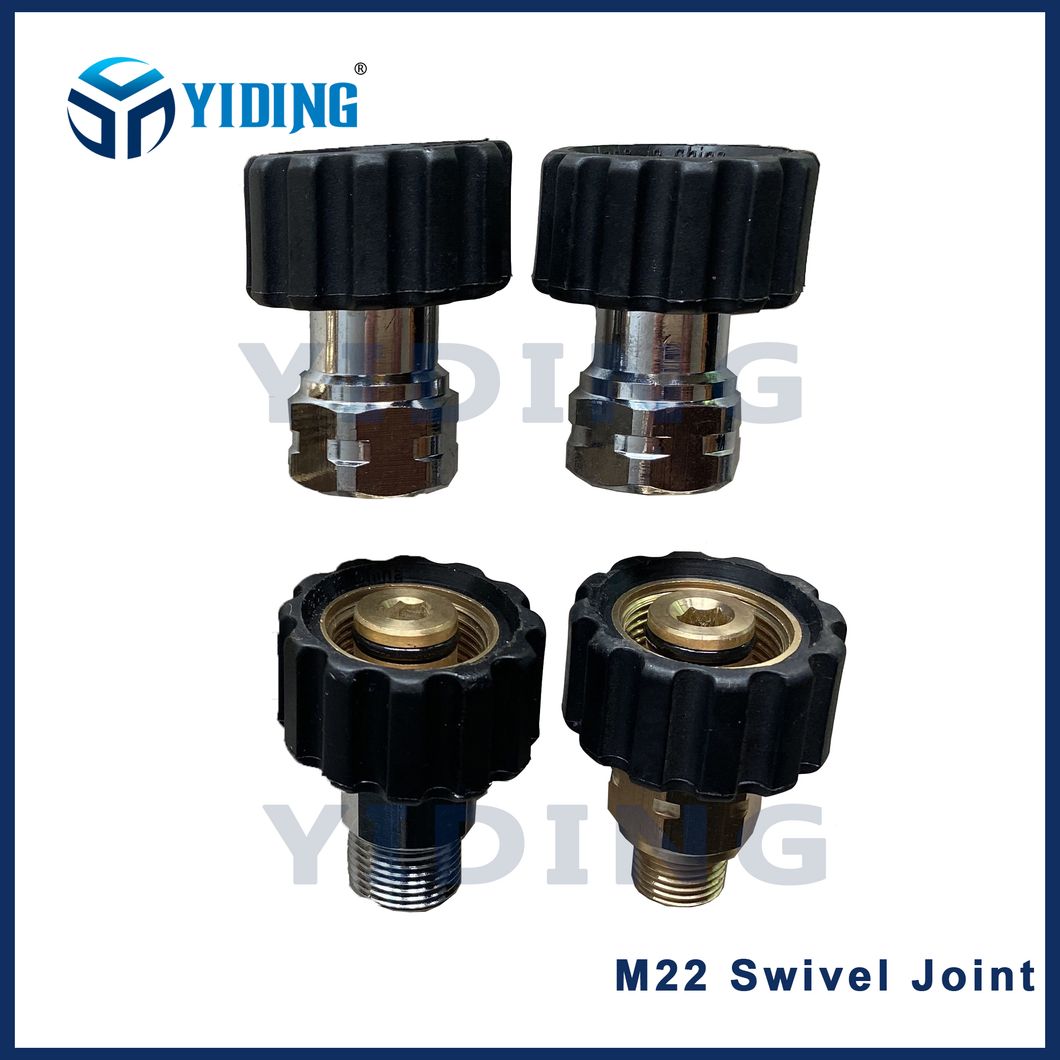 Nipple for Screw Quick Coupling, Water Inlet Hose Nipple Joint, Hose Barb Hose Joint Hose Coupler Hose Connector Brass Coupling M22X1, 5m-M