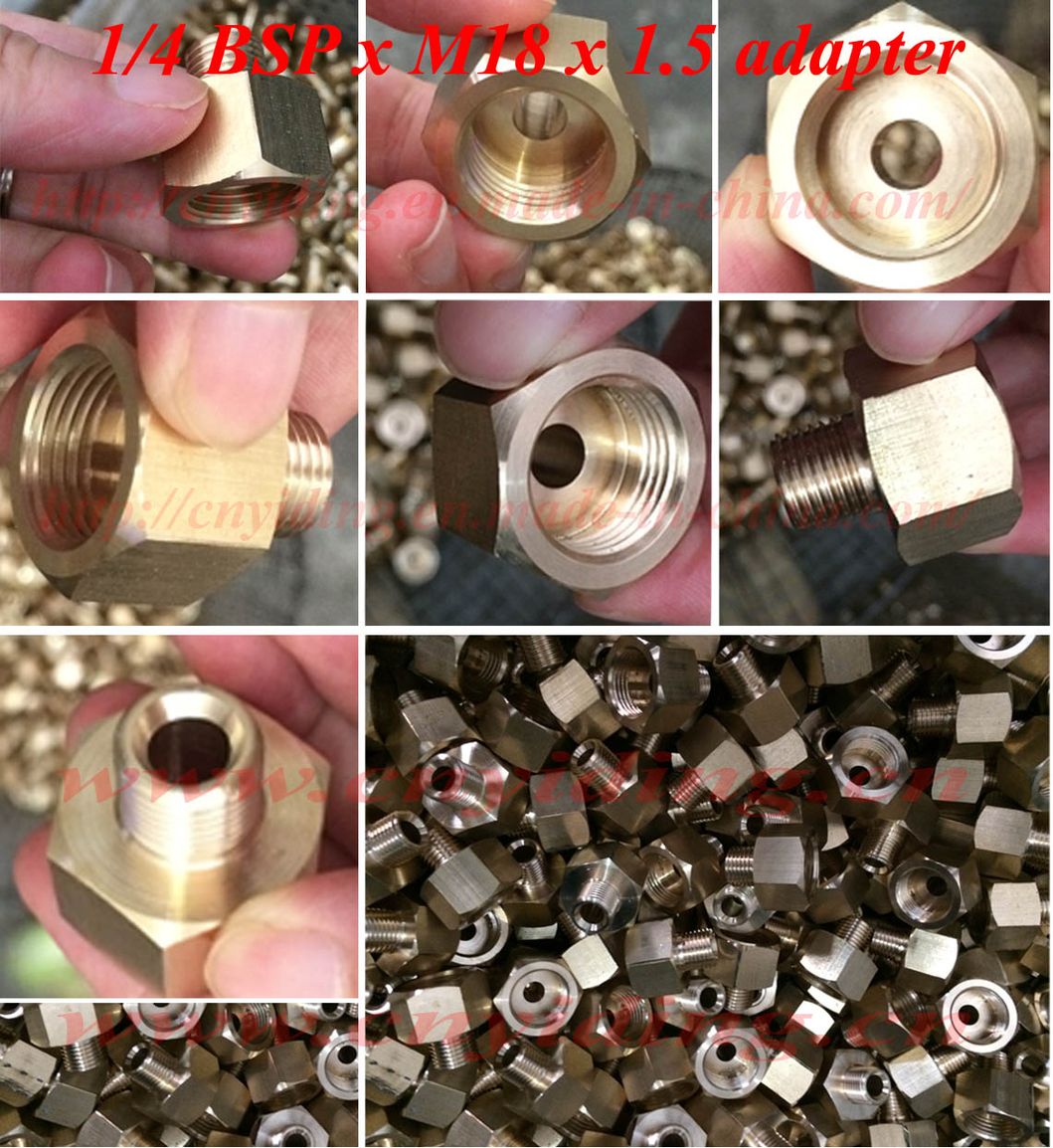 Nipple for Screw Quick Coupling, Water Inlet Hose Nipple Joint, Hose Barb Hose Joint Hose Coupler Hose Connector Brass Coupling M22X1, 5m-M
