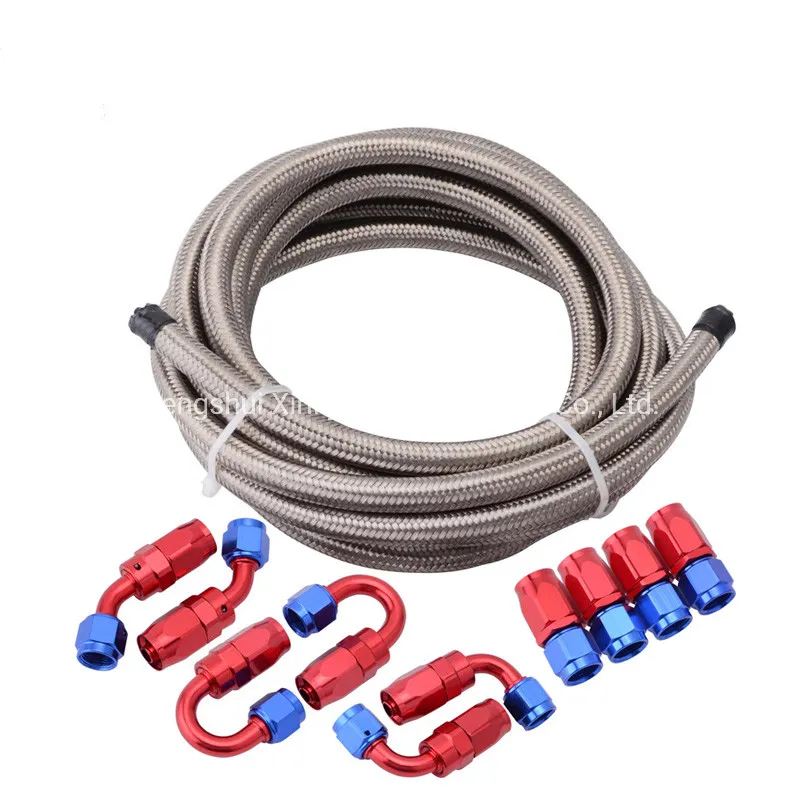 NPT An4--An10 High Quality Male to 1/8′′npt Pipe Thread T6061 Aluminum Oil Cooler Turbo Fitting