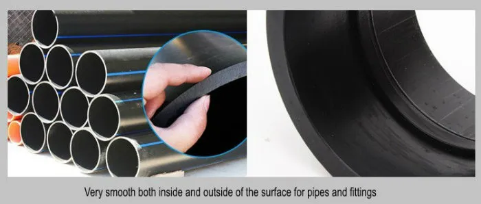 Plumbing SDR 11 HDPE PE Pipe Fittings 90 Degree Elbow