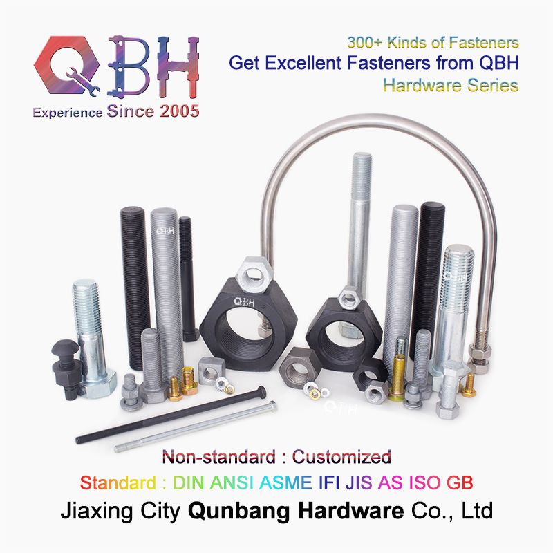 Qbh Customized Section Aluminium Profile Rail Use T-Slot Non-Standard Stainless Steel/Carbon Steel Blue White Zinc Plated Spring Channel Nut Roll-in T-Nuts