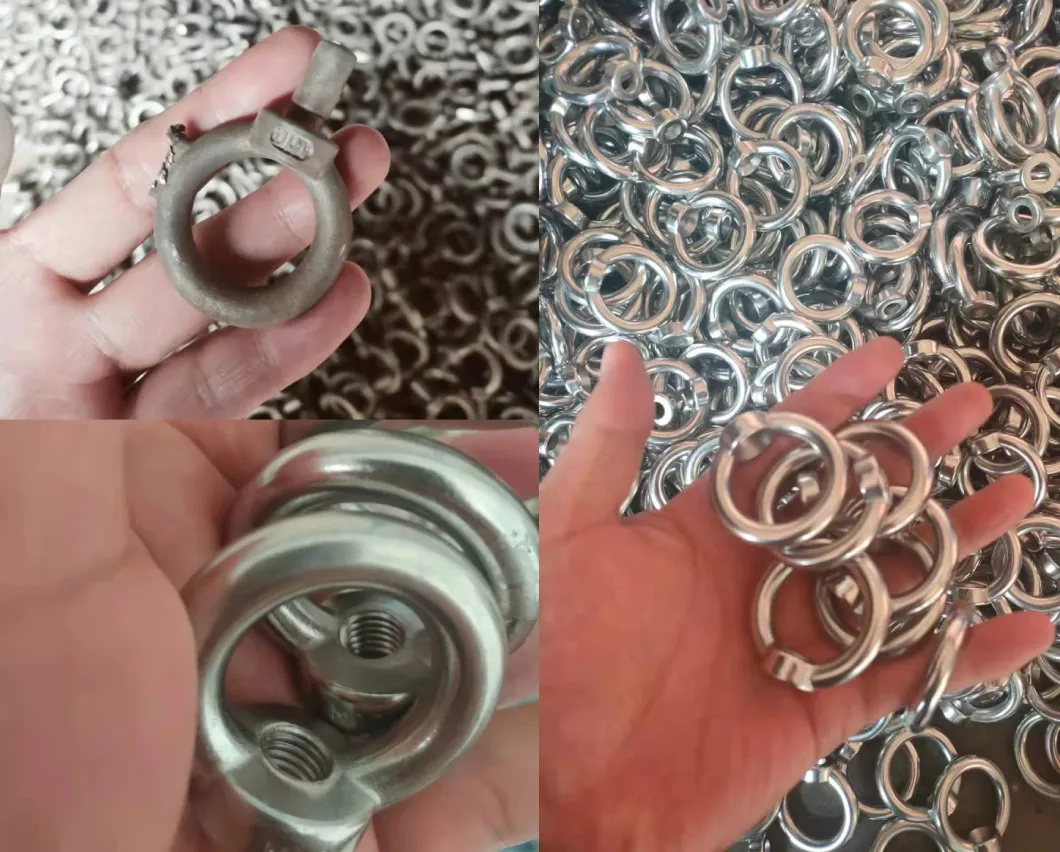 Rigging Hardware Drop Forged Carbon Steel Stainless Steel 304 316 JIS B 1168 1169 Lifting Eye Bolt Nut