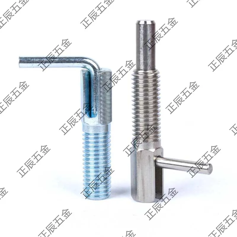 Ring Pull Nut Spring Retracted Pin Indexing Mini Index Plunger Stainless Steel