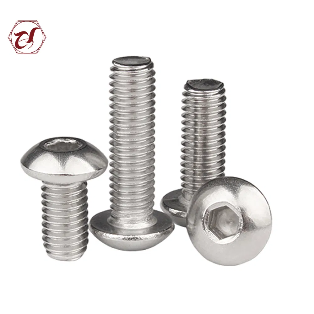 Round Head ISO7380 Thread Stainless Steel 304 Scoket Screw