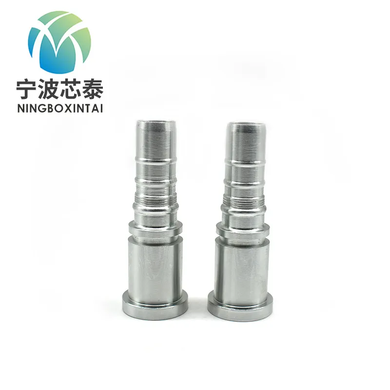 SAE Flange Carbon Steel Hydraulic Pipe Fitting Swaged Hose Fittings