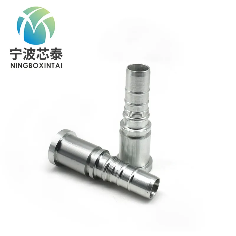 SAE Flange Carbon Steel Hydraulic Pipe Fitting Swaged Hose Fittings