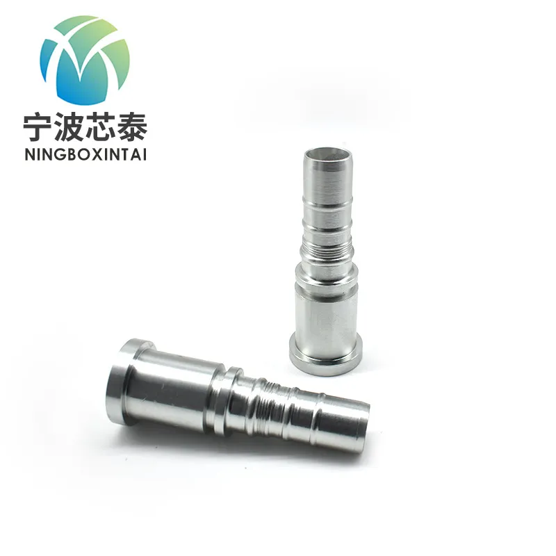 SAE Flange Carbon Steel Hydraulic Pipe Fitting Swaged Hose Fittings
